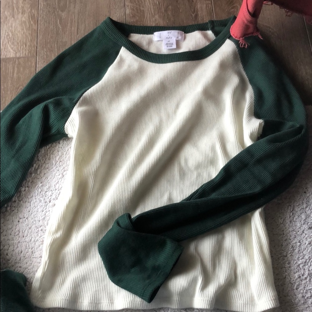 Long sleeve baseball shirt
